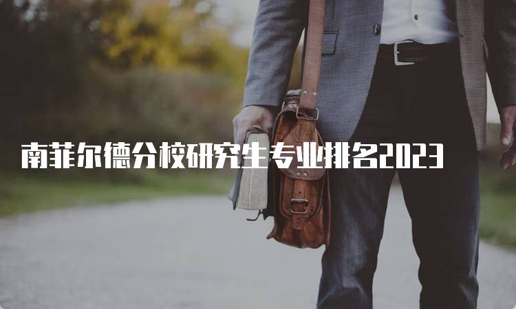 南菲尔德分校研究生专业排名2023