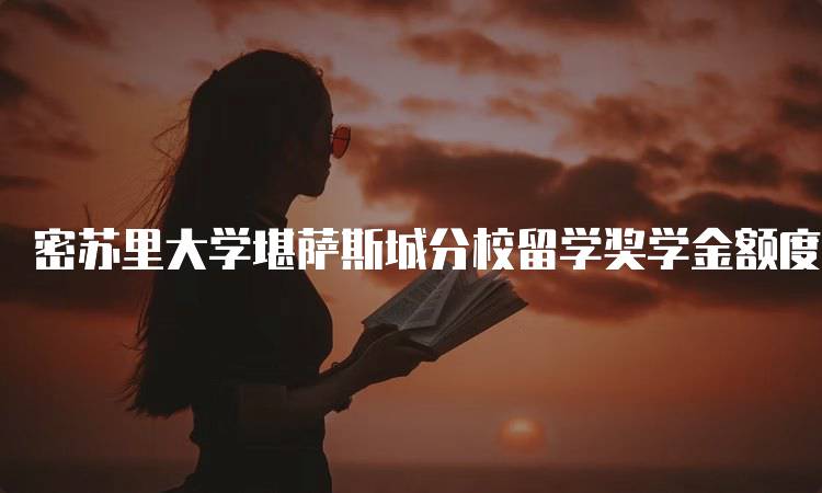 密苏里大学堪萨斯城分校留学奖学金额度