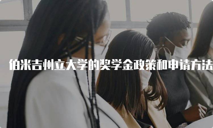 伯米吉州立大学的奖学金政策和申请方法