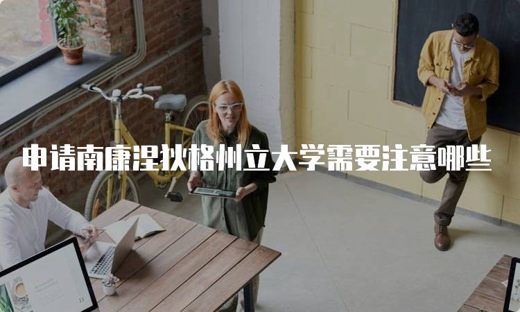 申请南康涅狄格州立大学需要注意哪些