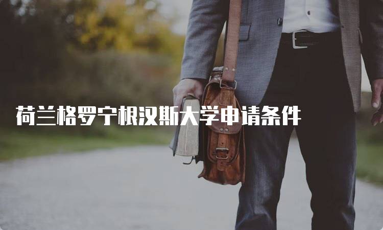 荷兰格罗宁根汉斯大学申请条件