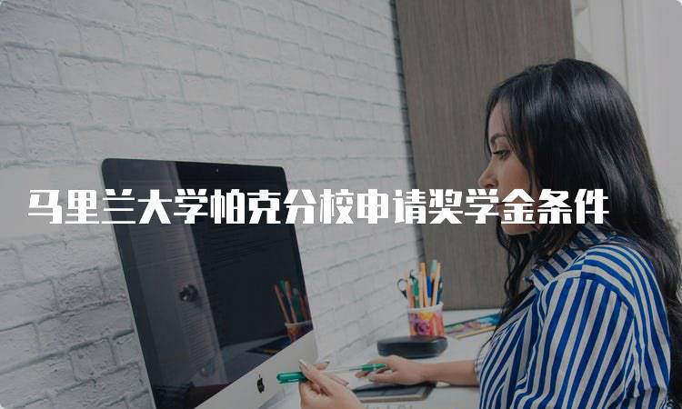 马里兰大学帕克分校申请奖学金条件