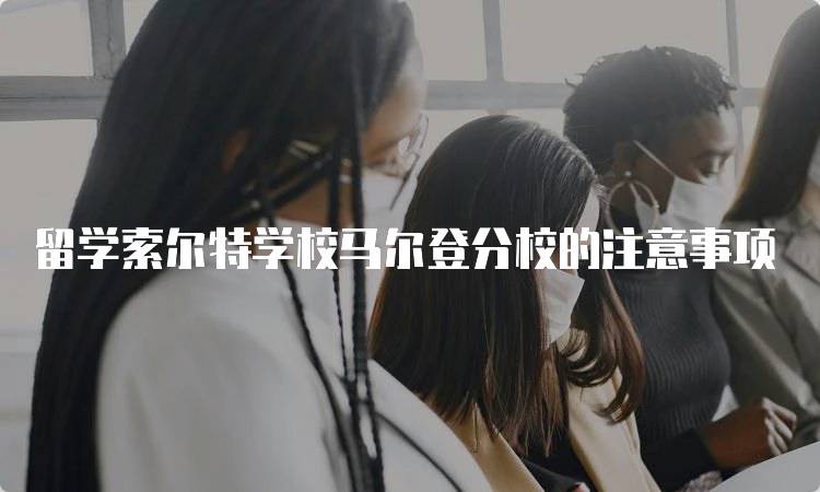 留学索尔特学校马尔登分校的注意事项