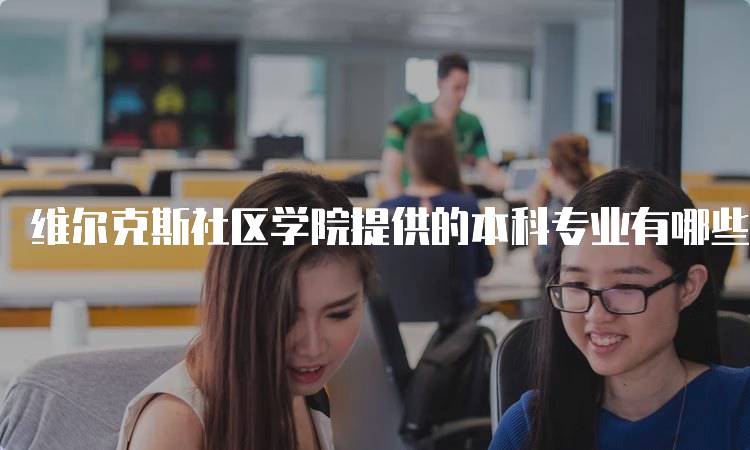 维尔克斯社区学院提供的本科专业有哪些