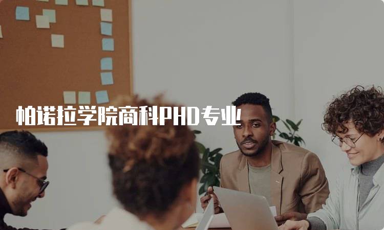 帕诺拉学院商科PHD专业