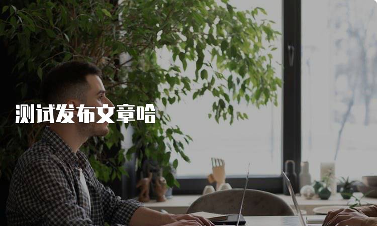 测试发布文章哈