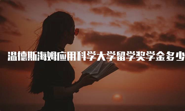 温德斯海姆应用科学大学留学奖学金多少钱