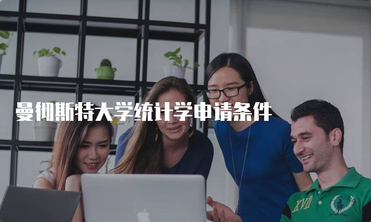 曼彻斯特大学统计学申请条件