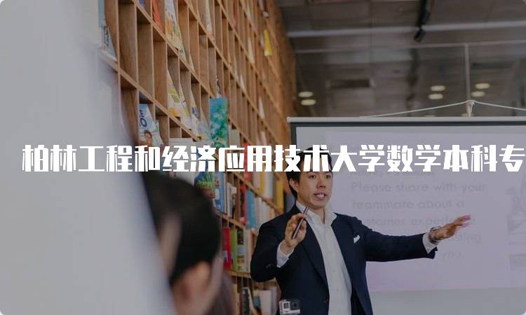 柏林工程和经济应用技术大学数学本科专业