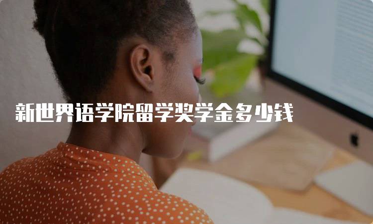 新世界语学院留学奖学金多少钱