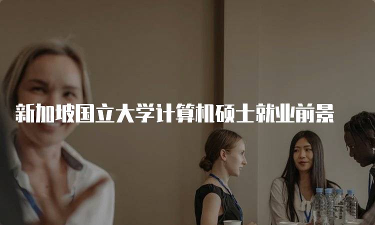 新加坡国立大学计算机硕士就业前景