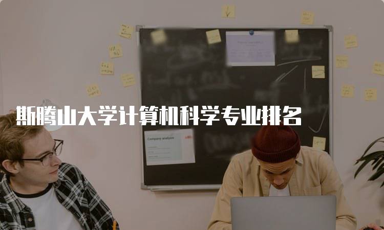 斯腾山大学计算机科学专业排名