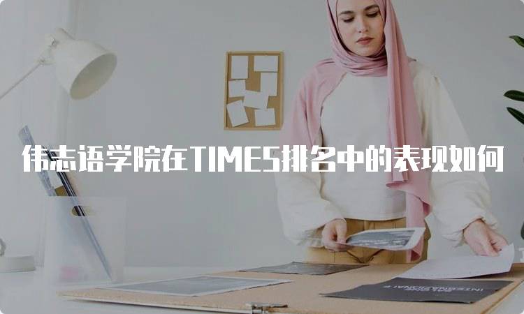 伟志语学院在TIMES排名中的表现如何