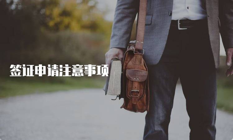 签证申请注意事项