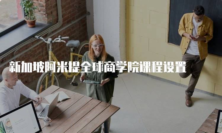 新加坡阿米提全球商学院课程设置