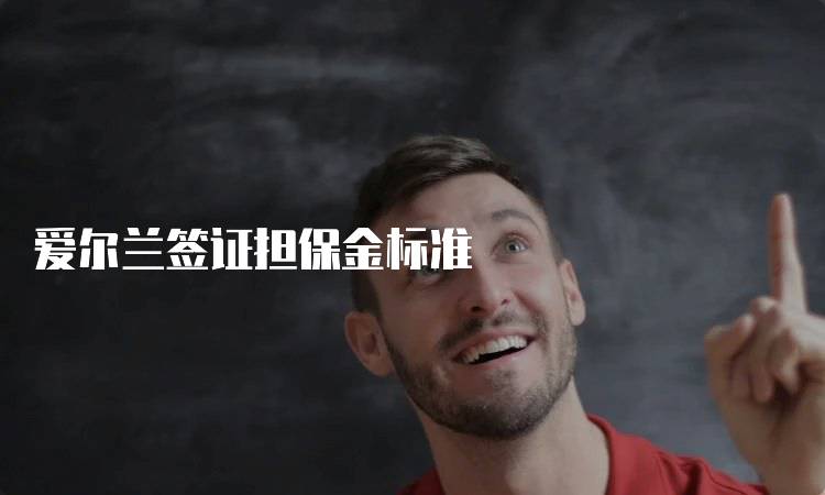 爱尔兰签证担保金标准