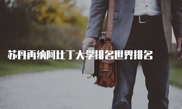 苏丹再纳阿比丁大学排名世界排名