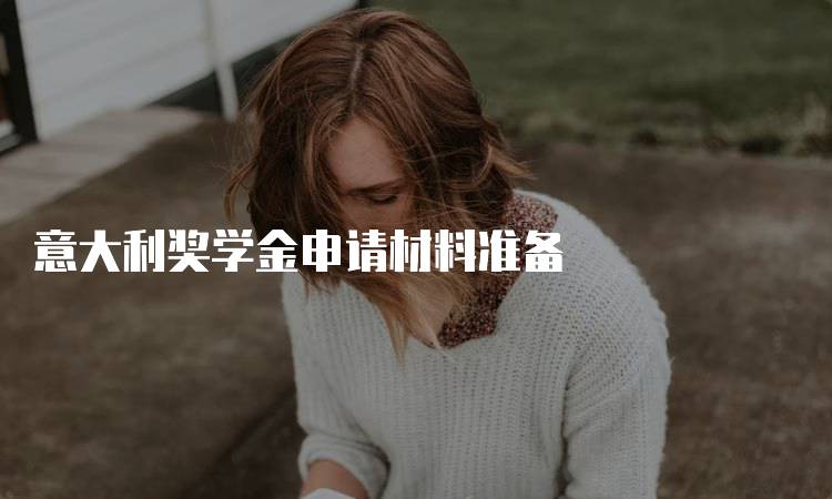 意大利奖学金申请材料准备
