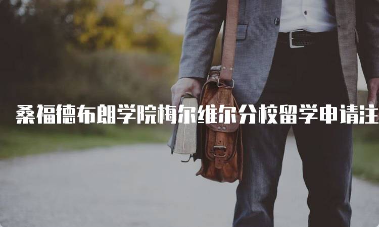 桑福德布朗学院梅尔维尔分校留学申请注意事项