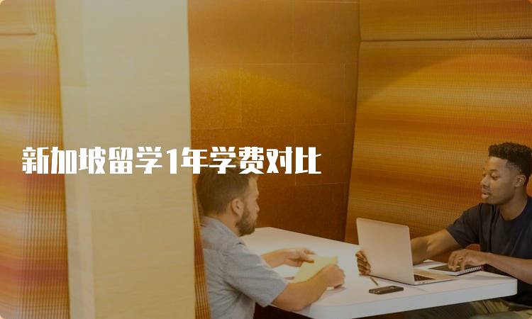 新加坡留学1年学费对比