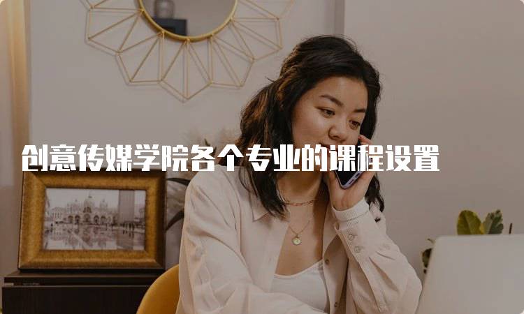 创意传媒学院各个专业的课程设置