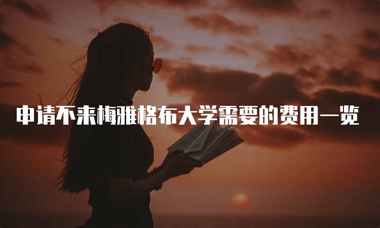 申请不来梅雅格布大学需要的费用一览