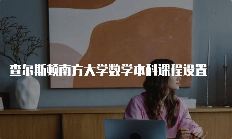 查尔斯顿南方大学数学本科课程设置