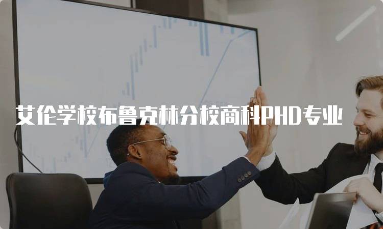 艾伦学校布鲁克林分校商科PHD专业