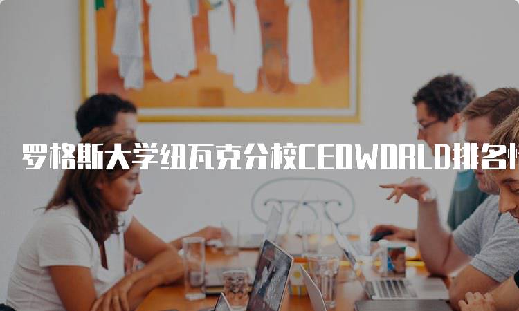 罗格斯大学纽瓦克分校CEOWORLD排名情况及分析