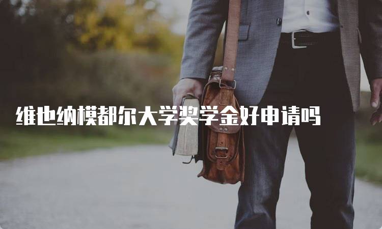 维也纳模都尔大学奖学金好申请吗