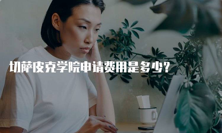 切萨皮克学院申请费用是多少？