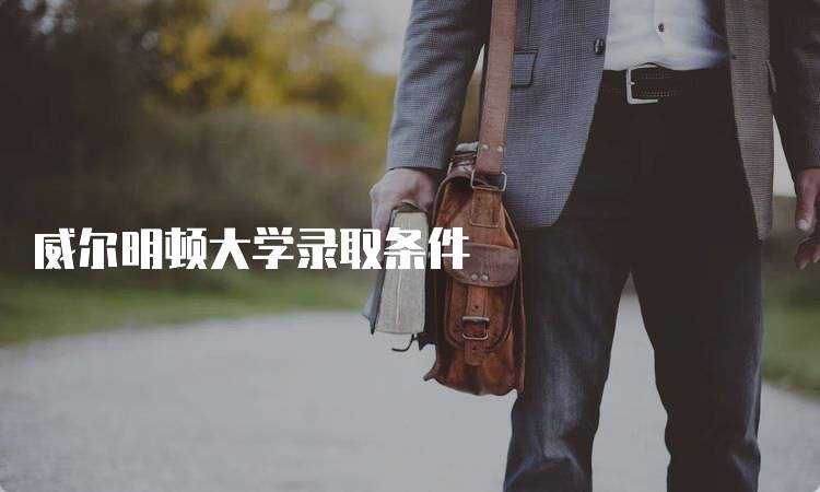 威尔明顿大学录取条件