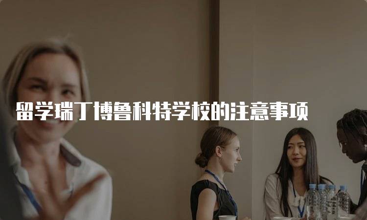留学瑞丁博鲁科特学校的注意事项