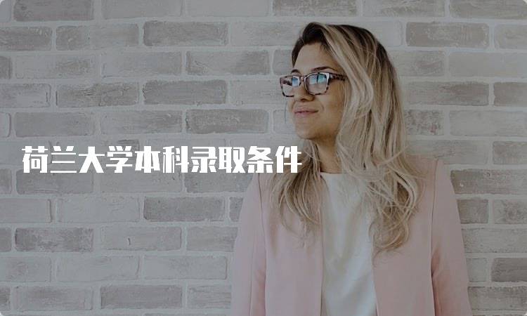 荷兰大学本科录取条件
