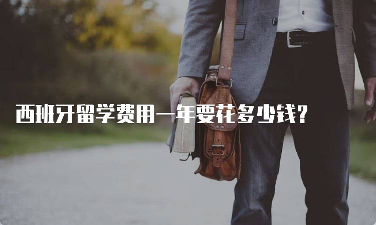 西班牙留学费用一年要花多少钱?